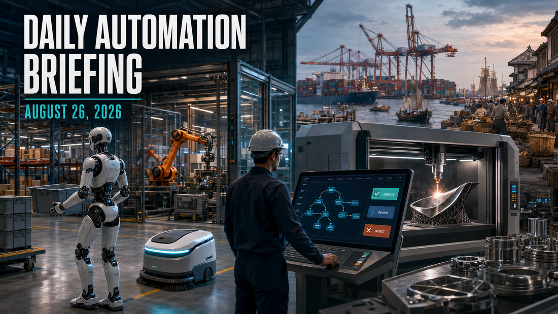 Humanoid Robots, Industrial AI and Smart Manufacturing — August 26, 2026