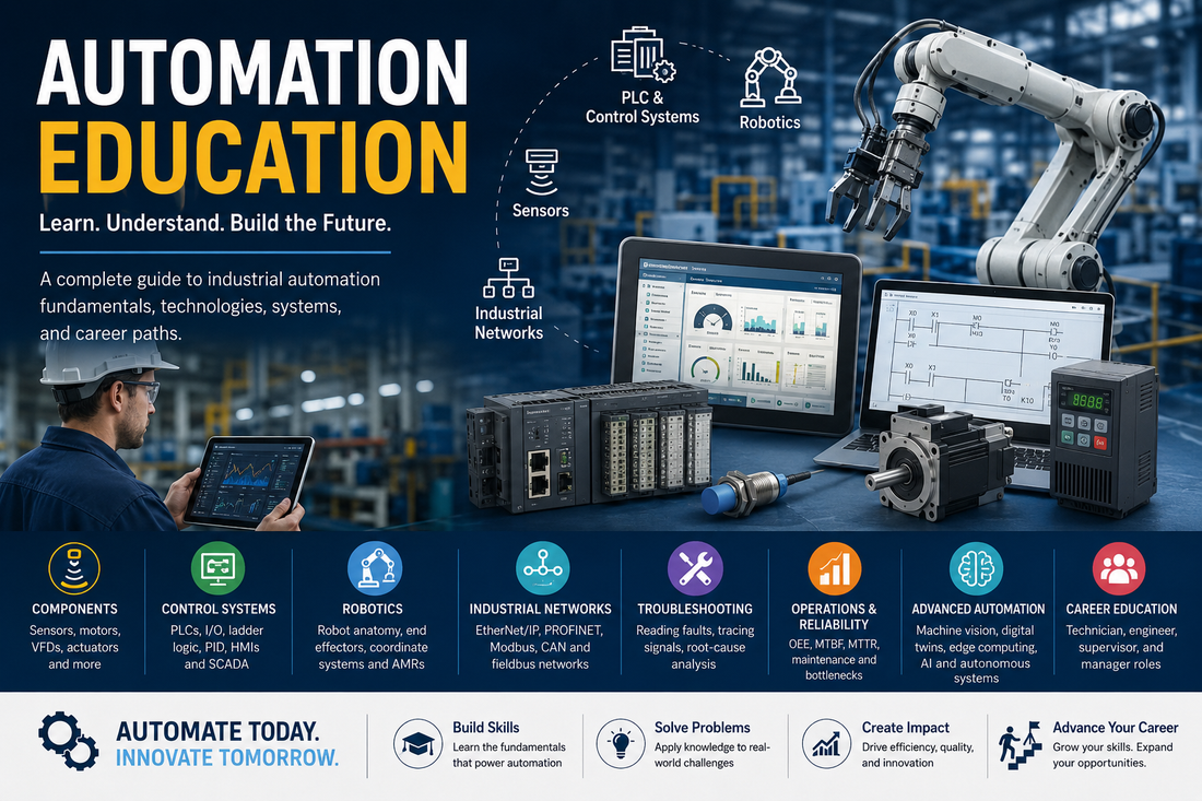 Automation Education: A Beginner’s Guide to Industrial Automation