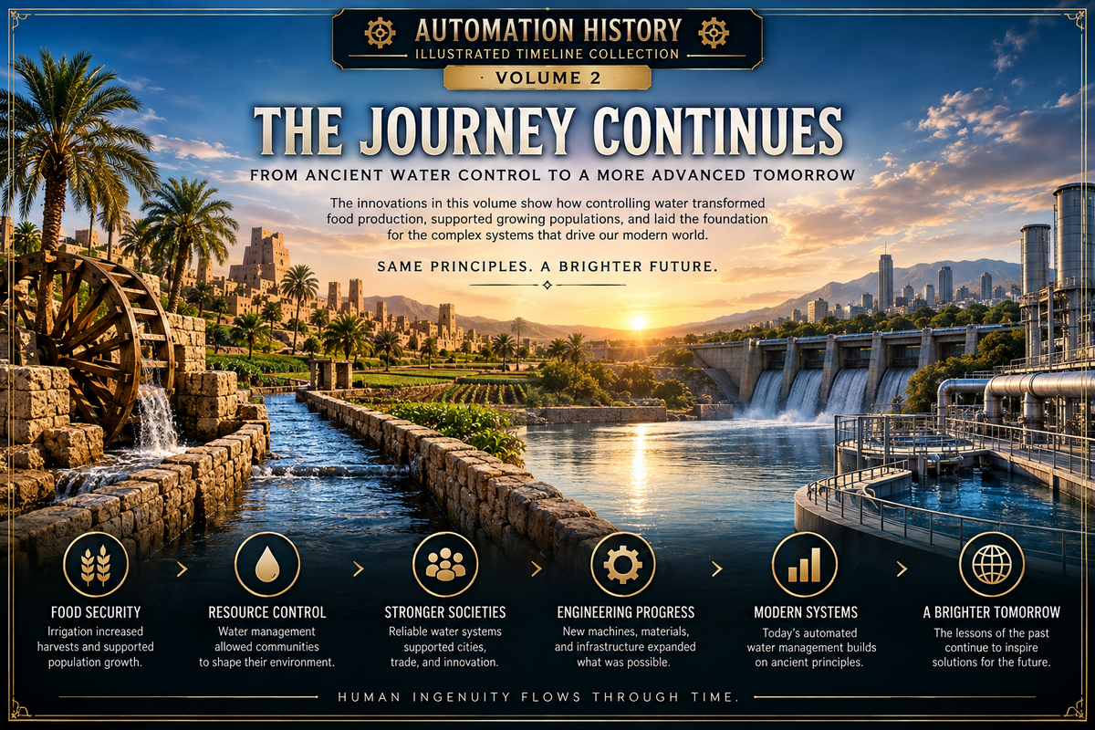 The Journey Continues irrigation to modern water management illustration