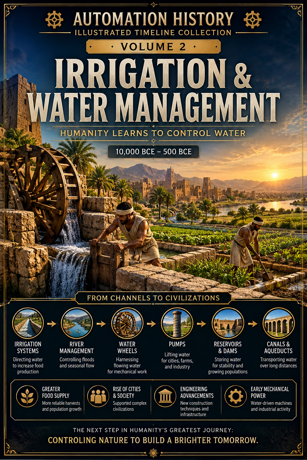 Automation History Illustrated Timeline Volume 2 Irrigation and Water Management cover